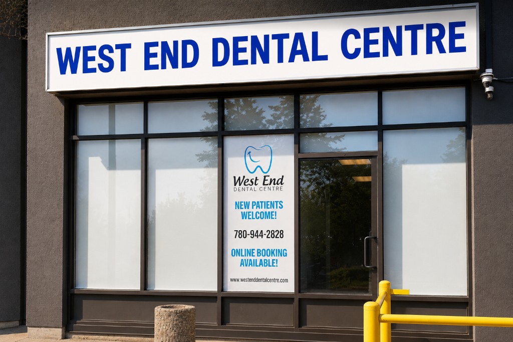 Contact West End Dental Centre in West Edmonton